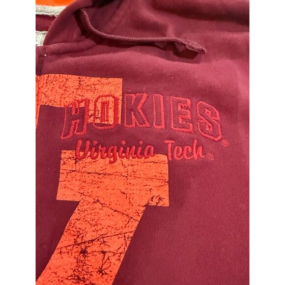Virginia Tech Hokies Nike Zip Up Hoodie Embroidered Ladies Size Large (125) - Picture 2 of 12